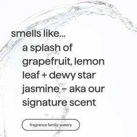 Method sweet water close-up foam texture demonstrating gentle plant-based lather
