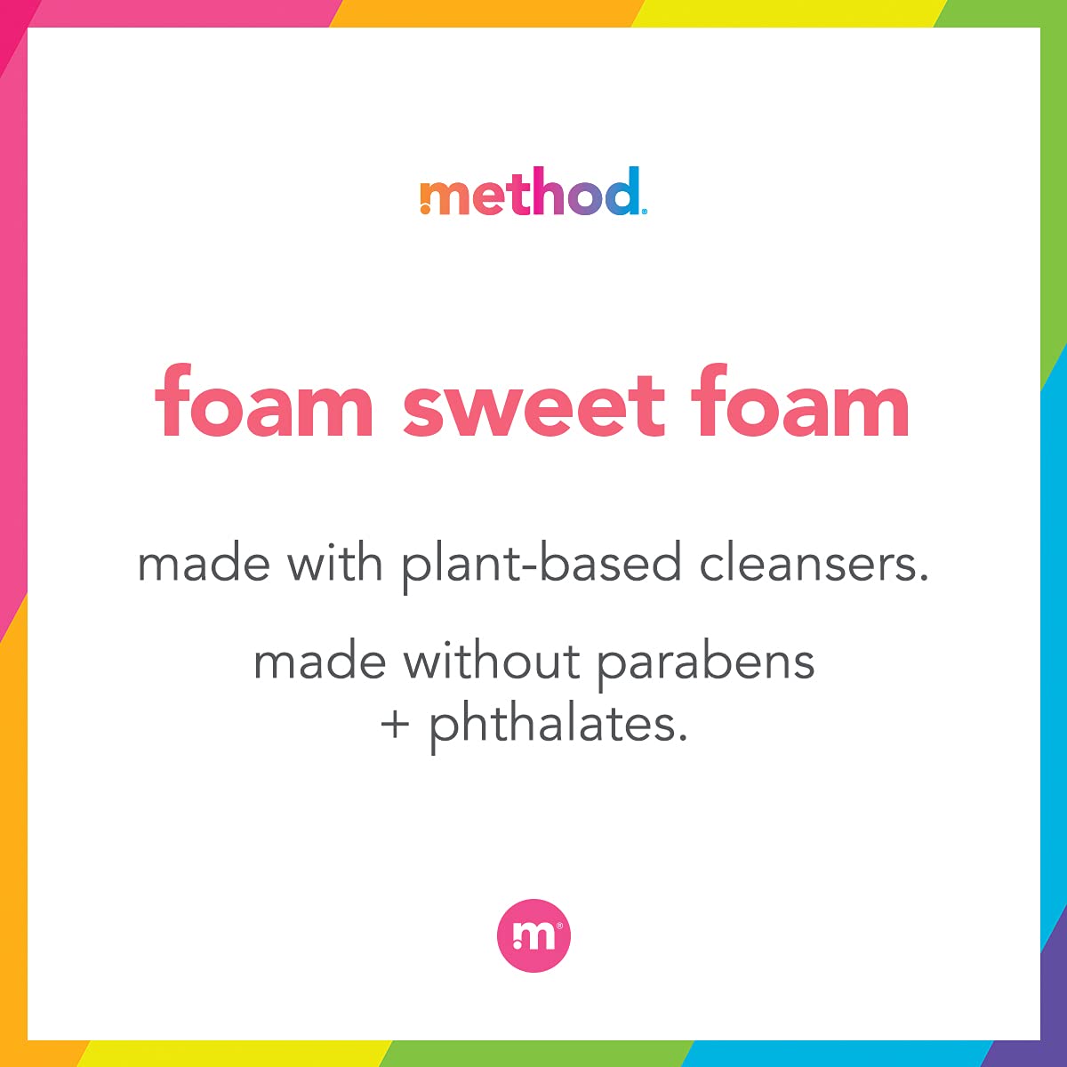 Method foamy texture on hand illustrating quick lather and rinse