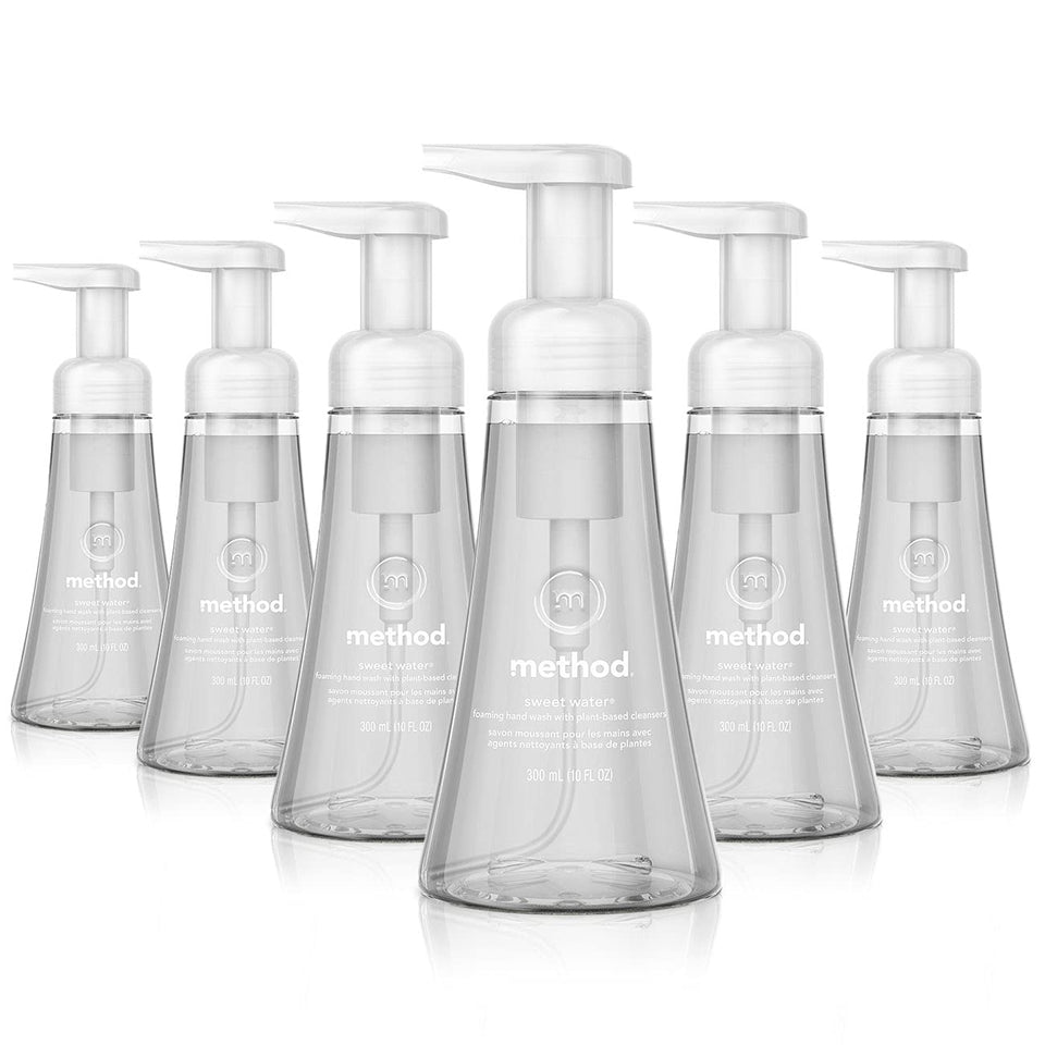 Method bottle front packaging showing clean label and scent
