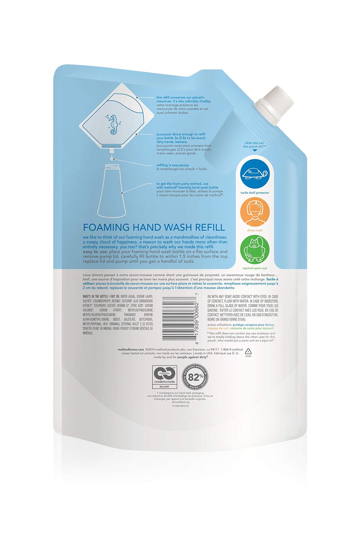 Method pouring refill into pump dispenser for easy, mess-free top-ups