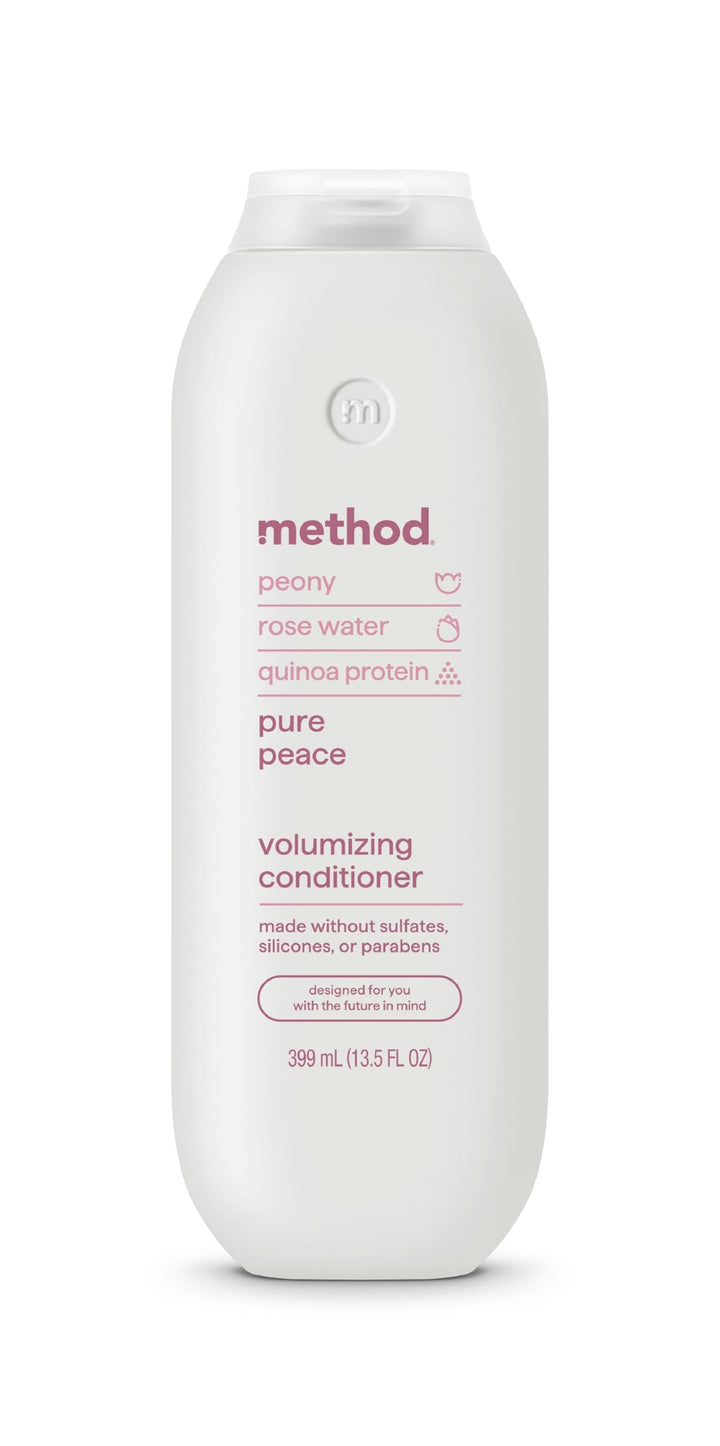 Method bottle front packaging showing product and Pure Peace scent benefits