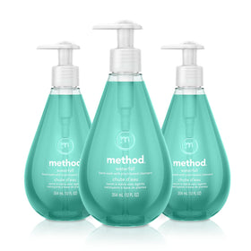 Method Waterfall front packaging showing three 12 fl oz bottles and fresh scent