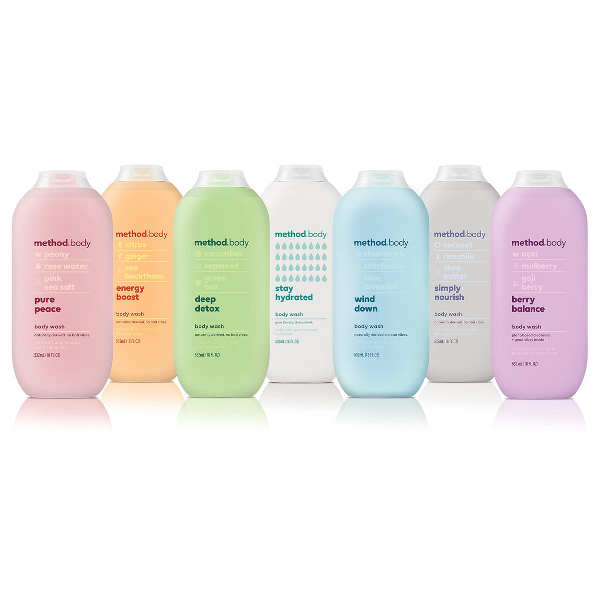 Method Wind Down in bathroom lifestyle by tub illustrating calming bedtime routine benefit