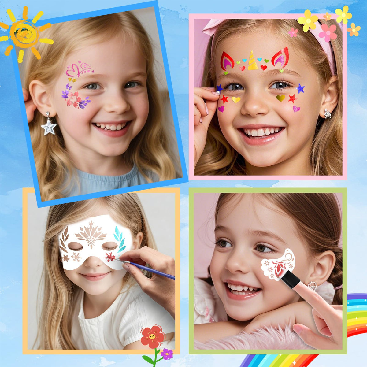 Metuu gem stickers and adhesive sheets adding sparkle quickly