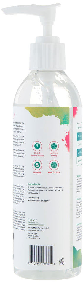 MFL MADE FOR LOCS in-hands application demonstrating controlled amount and easy spread for styling