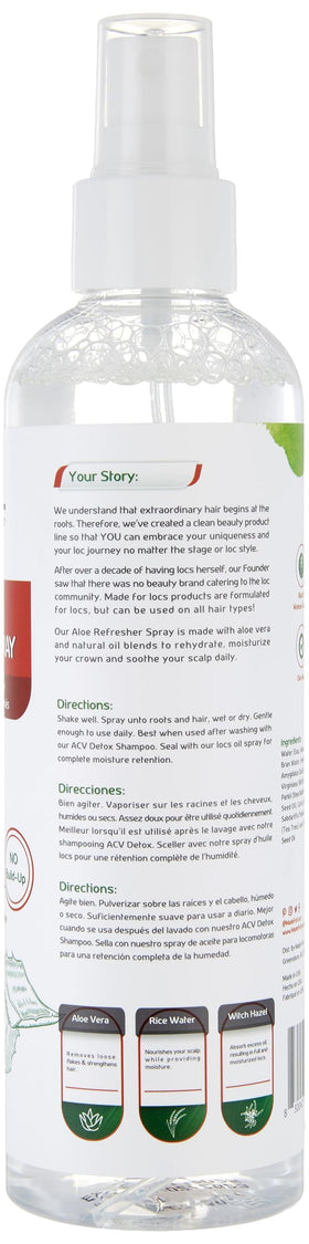 MFL MADE FOR LOCS fine mist spray close-up for even lightweight hydration