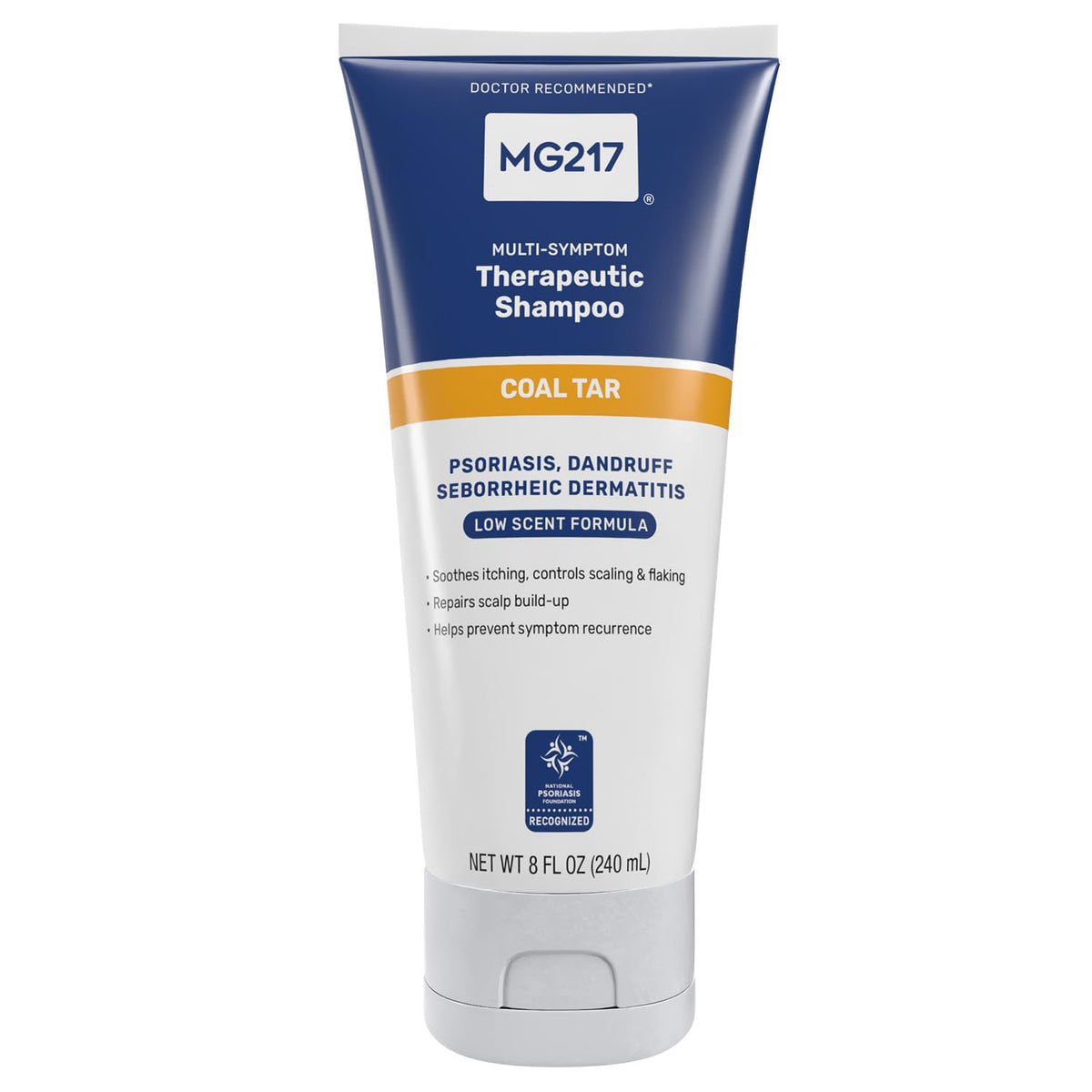 MG217 front bottle view showing label and size benefit for targeted treatment