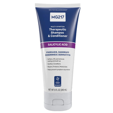 MG217 front tube showing packaging and therapeutic 3% salicylic acid benefit