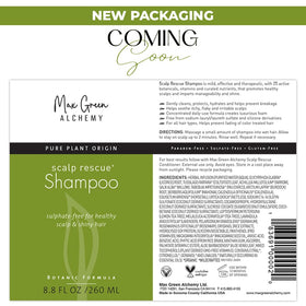 Max Green Alchemy tea tree leaves ingredient highlighting scalp-refreshing benefit