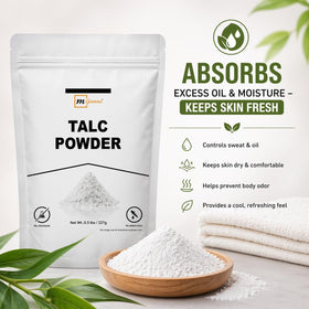 mGanna talc in hand displaying scale and lightweight feel for easy dosing