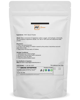 mGanna powder close-up revealing fine texture for smoother makeup application