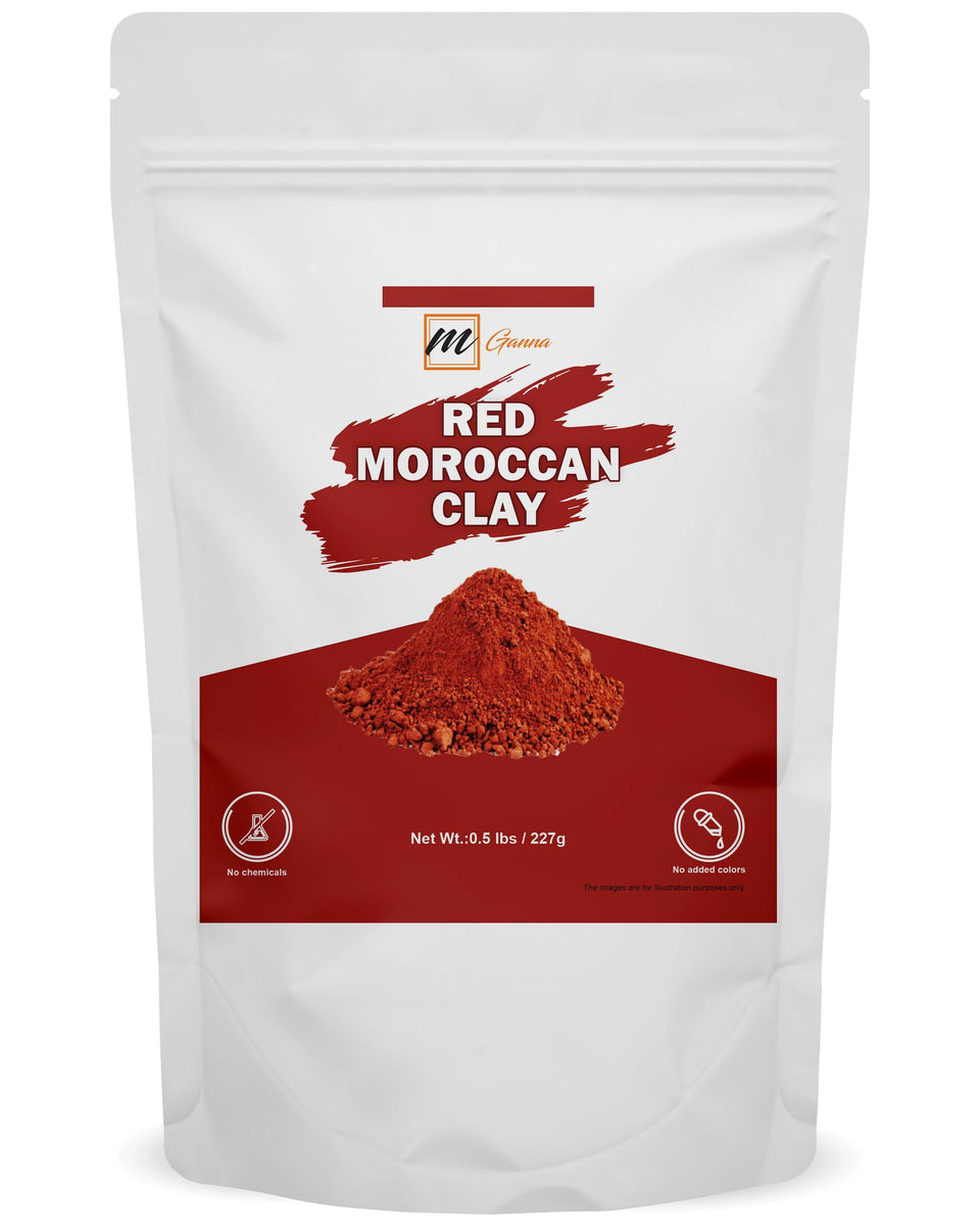 mGanna front pouch showing product label and weight, clear packaging benefit