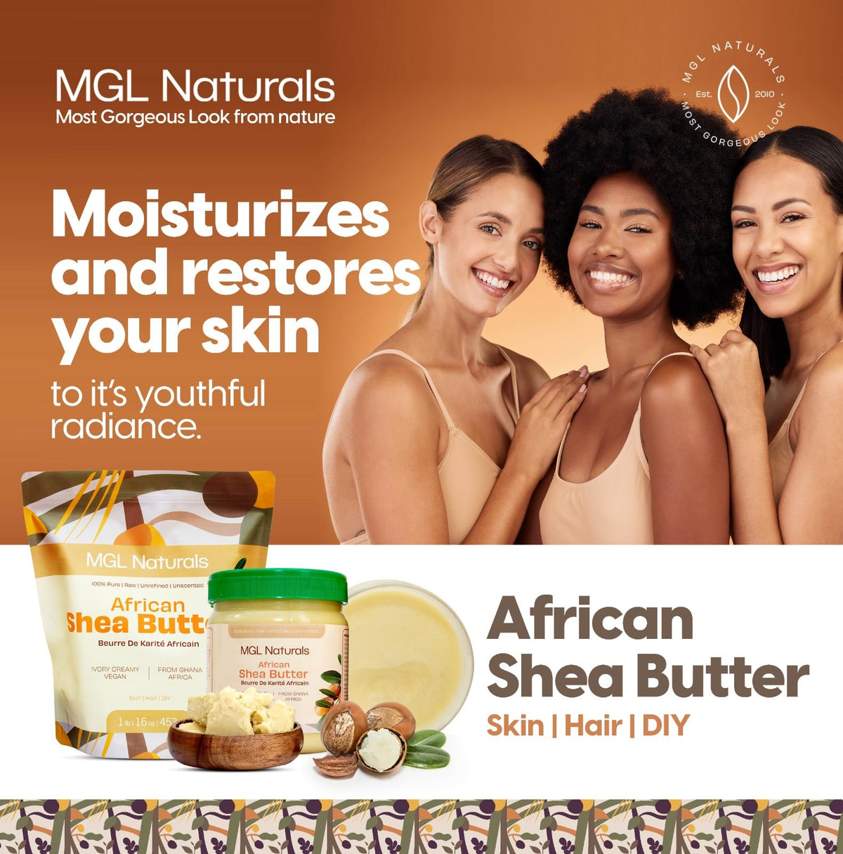 MGL Naturals sourcing scene representing Ghana origin and ethical procurement