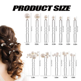 MHKLCD hair pins in bridal updo adding sparkle and secure hold