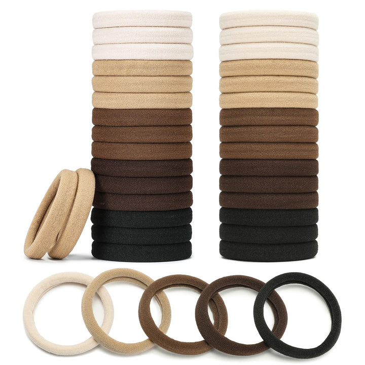 Mia Klein front pack showing 100 black hair ties and value