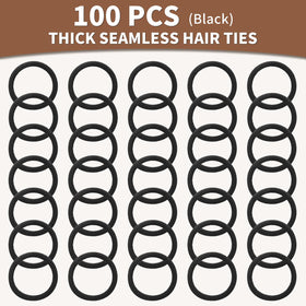 Mia Klein hair tie securing a high ponytail for dependable styling