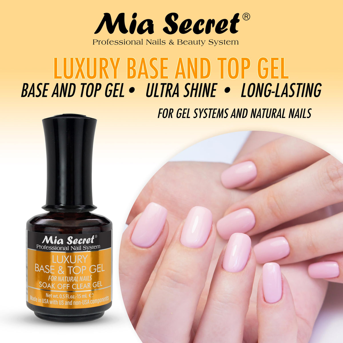 Mia Secret brush and cap detail demonstrating easy controlled application benefit