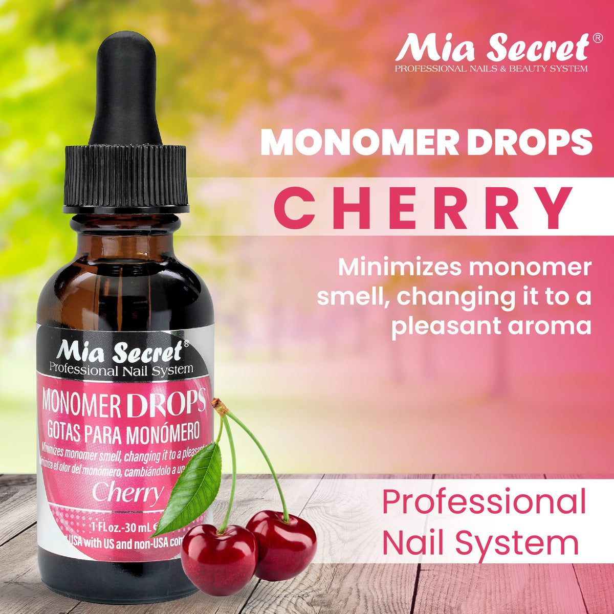 Mia Secret cap and dropper detail showing precise dosing for consistent scent control