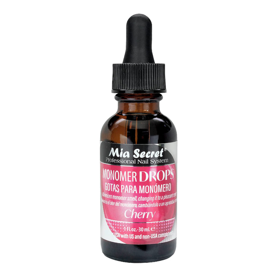 Mia Secret front bottle cherry scent displaying 1 oz and clear labeling benefit: easy odor control