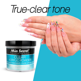 Mia Secret powder texture close-up showing fine consistency for smooth application