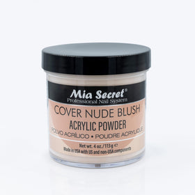 Mia Secret jar front view showing product label and size for clear identification
