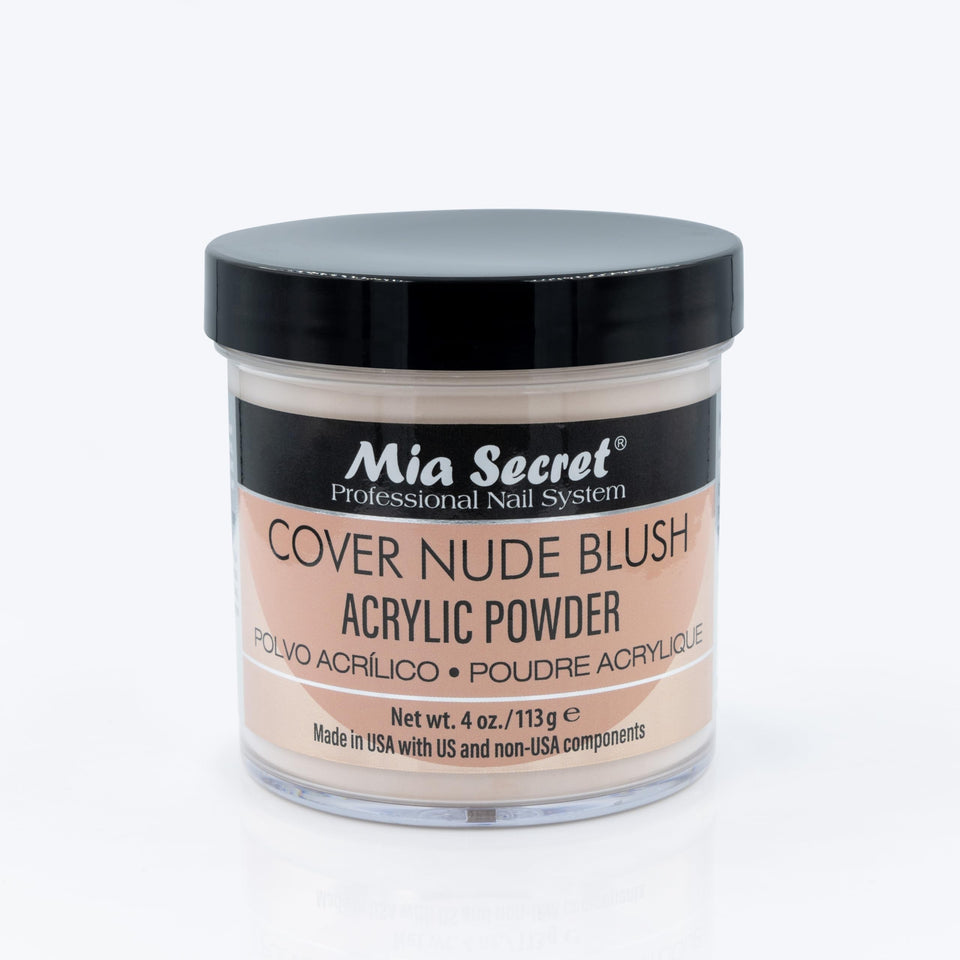 Mia Secret jar front view showing product label and size for clear identification