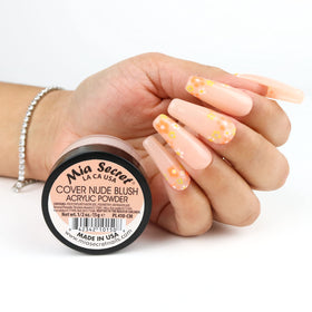 Mia Secret powder texture close-up highlighting fine-milled consistency and smooth blending