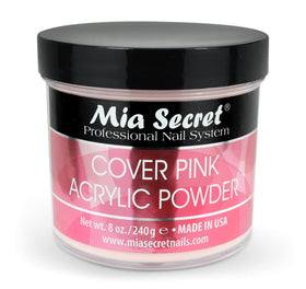 Mia Secret front jar view showing product branding and capacity benefit