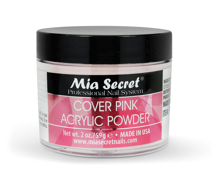 Mia Secret front packaging showing 2 ounce jar and clear label for quick identification