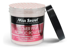 Size comparison of Mia Secret 4 ounce jar beside common objects for scale