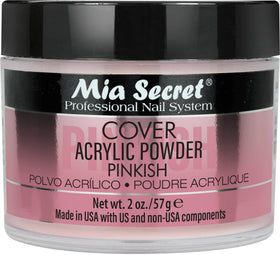 Mia Secret jar front view showing label and 2oz size for easy identification