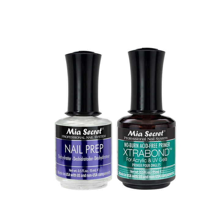 Mia Secret front packaging showing both 15 ml bottles and kit benefits