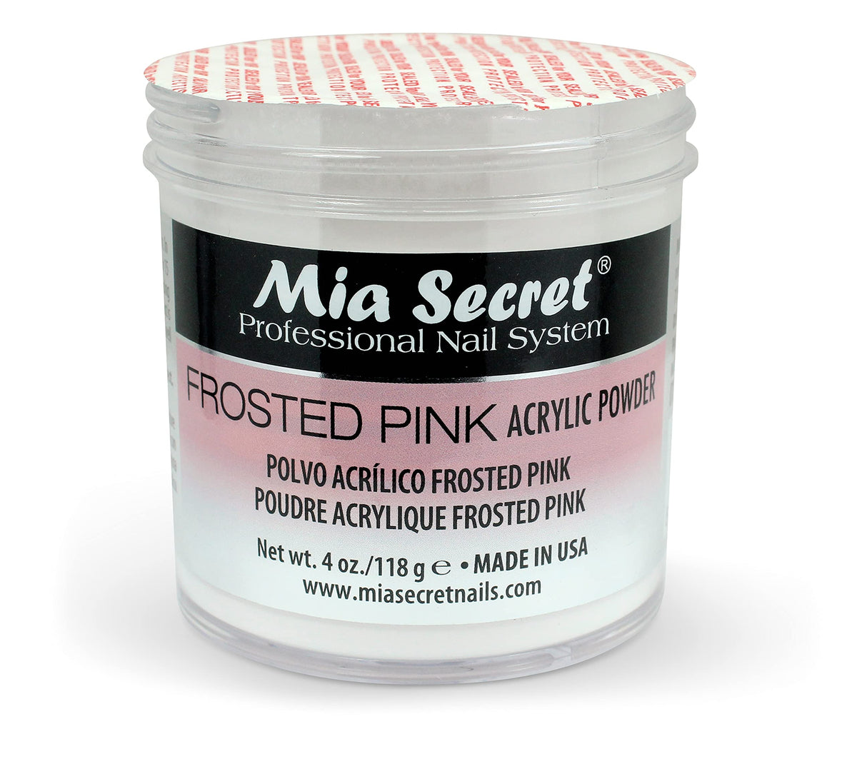 Mia Secret 4 ounce jar beside a ruler to show practical kit size