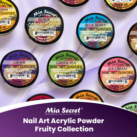 Mia Secret powders in use during salon application showing easy sculpting and color payoff