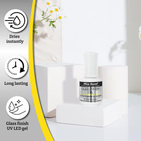Mia Secret 15ml bottle beside coin for size scale and travel-friendly benefit