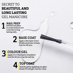 Mia Secret cured nail with high-gloss shine demonstrating enhanced color benefit