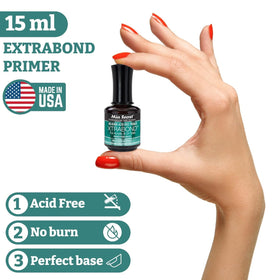 Mia Secret products in salon use with nail tech ensuring reliable prep
