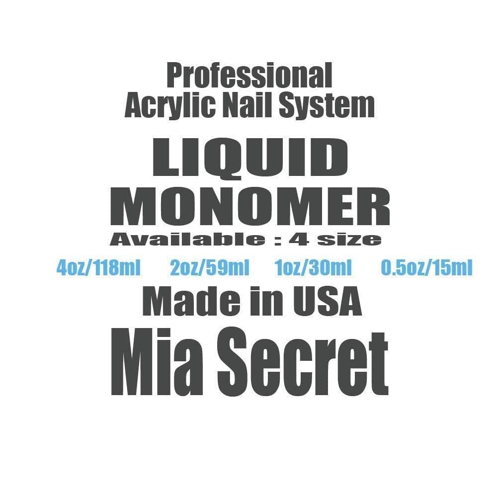Mia Secret kit in use during salon acrylic application, reliable working time and finish