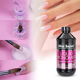 Mia Secret 4 oz bottle next to ruler to show size and portability benefit