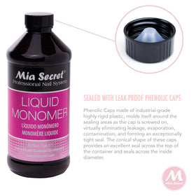 Mia Secret used by technician during acrylic sculpting showing smooth workability