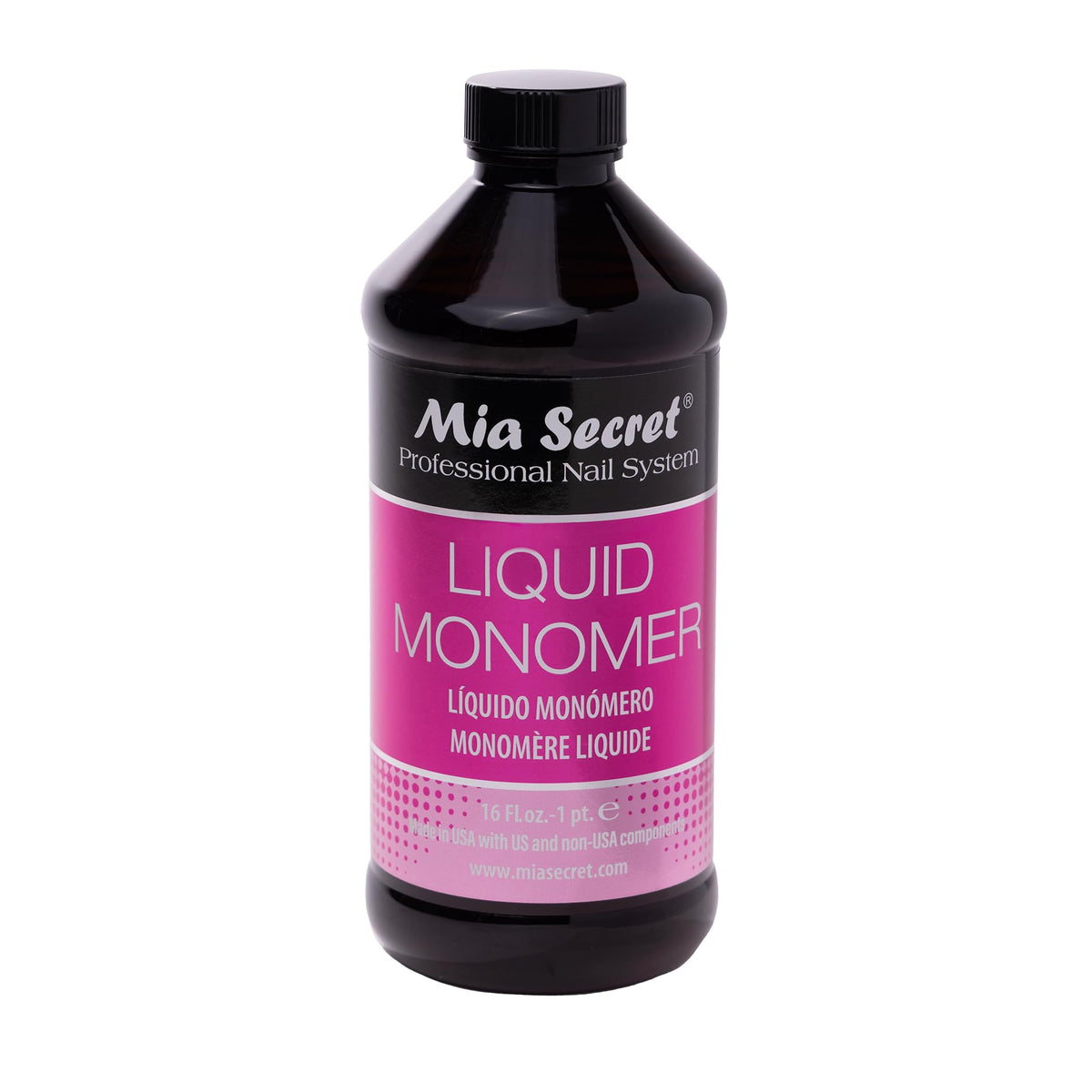 Mia Secret front label showing product name and volume, aiding clear identification