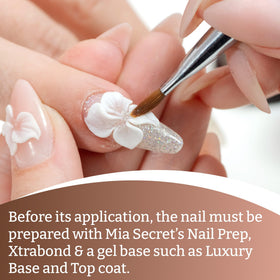 Mia Secret soak-off removal showing safe acetone process benefit
