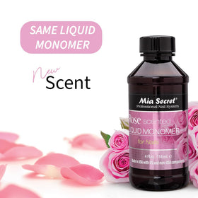 Mia Secret close-up of label detailing scent and professional formulation benefit
