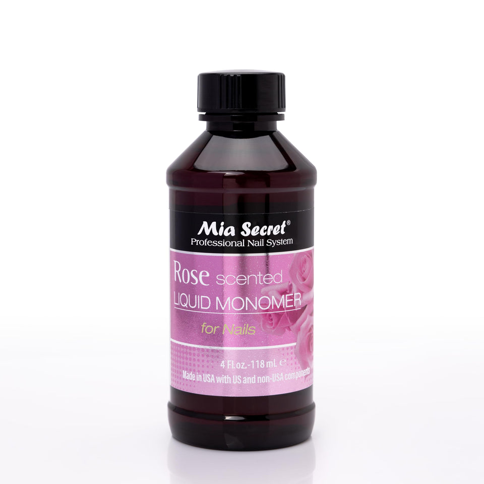 Mia Secret bottle front view showing product and calming rose scent benefit