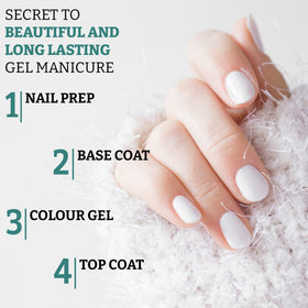 Mia Secret brush applying primer to nail plate for improved bond and reduced lifting