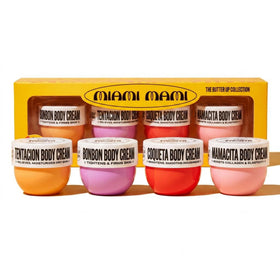 Miami Mami front packaging showing four scented butter jars and gift appeal