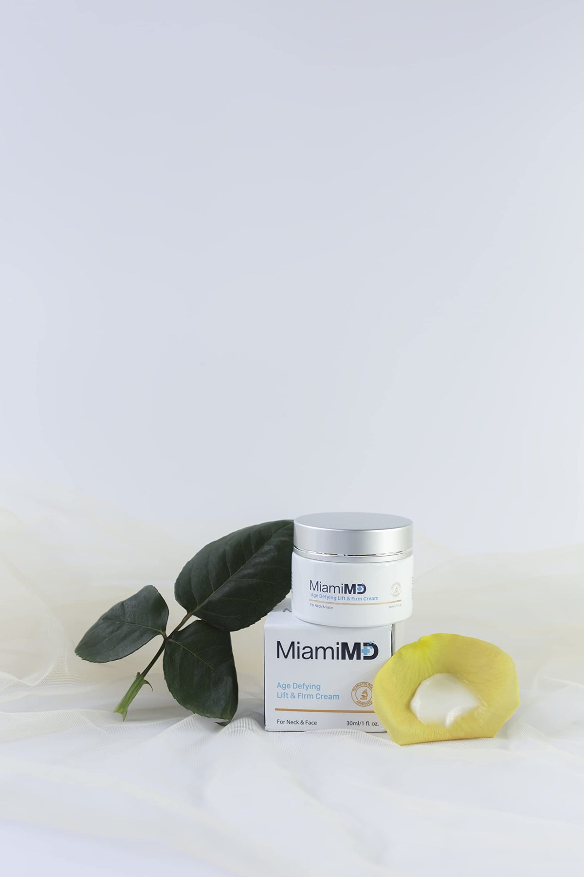 MiamiMD placed on bathroom counter in nightly routine offering easy use reminder