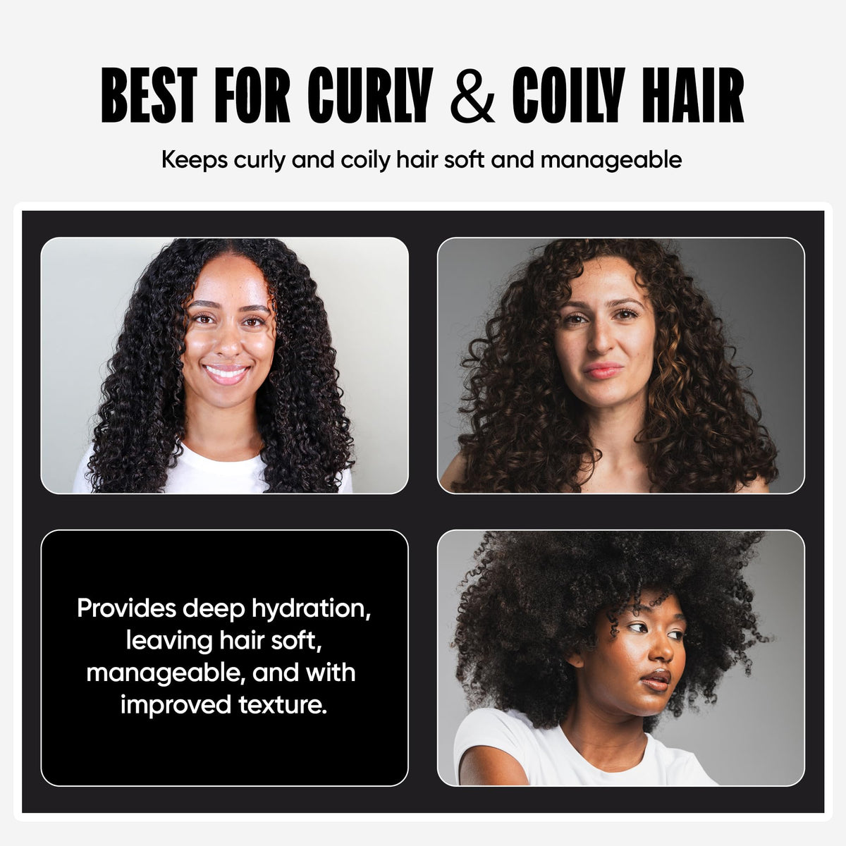 Miche Beauty before and after on fine hair showing added definition
