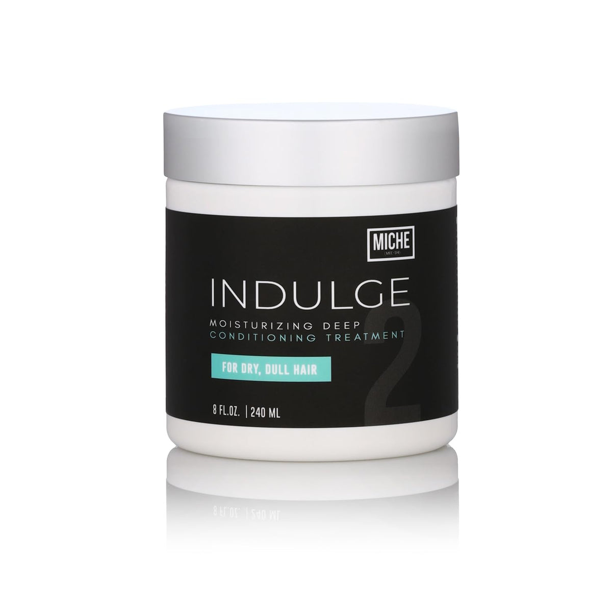 Miche Beauty front jar showing product packaging and clarity benefit