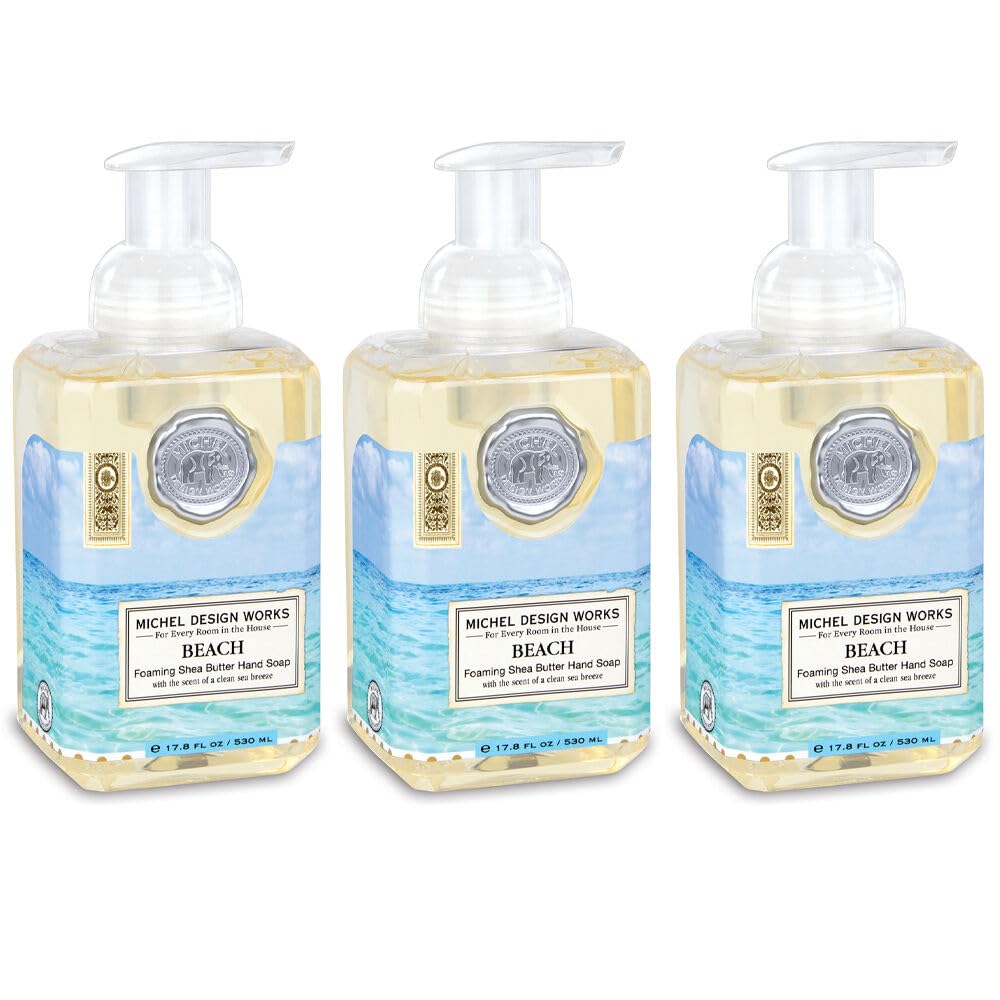 Michel Design Works bottles styled on a bathroom counter showing coordinated decor and gift-ready benefit